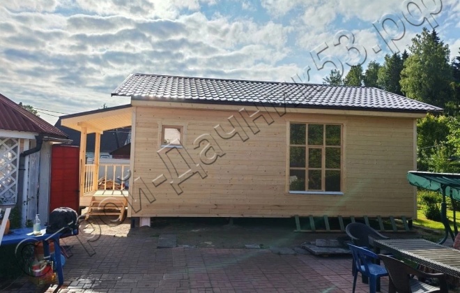 2 Каркасный дом 8х6м + 2х1.5м , 51 М², Ленинградская область, Выборгский район, с.п. Гончаровское (4)